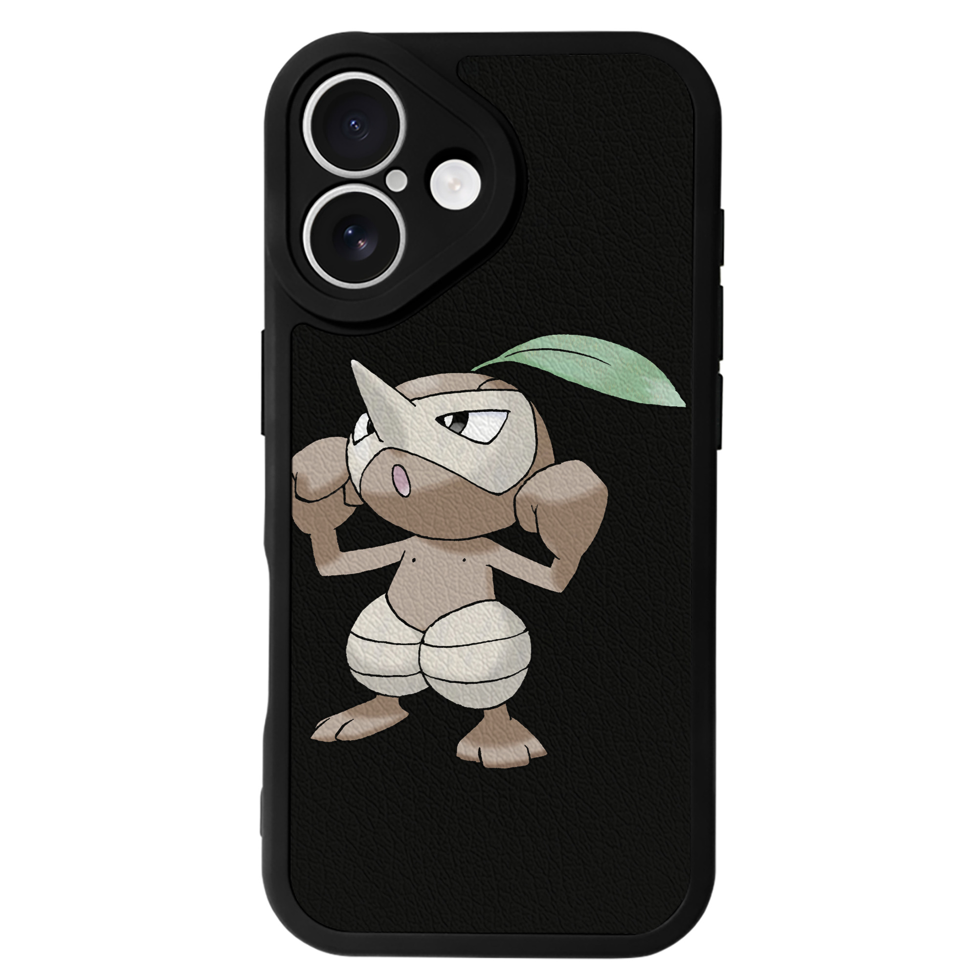 （画像用） ポケットモンスター Pokémon 【iPhone 16シリーズ対応】シリコンスマホケース（レザー調） 材質：シリコン